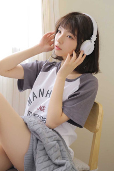 白桃美人一片式A字半身裙